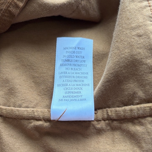 FRANK and EILEEN Belfast Performance Corduroy Jacket Chestnut Brown Sz L - Picture 10 of 13